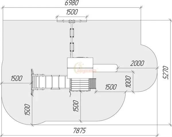 Игровой комплекс Савушка TooSun-4 / СTS-04
