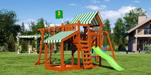 Игровой комплекс Савушка TooSun-4 с песочницей / СTS-04(П) - фото