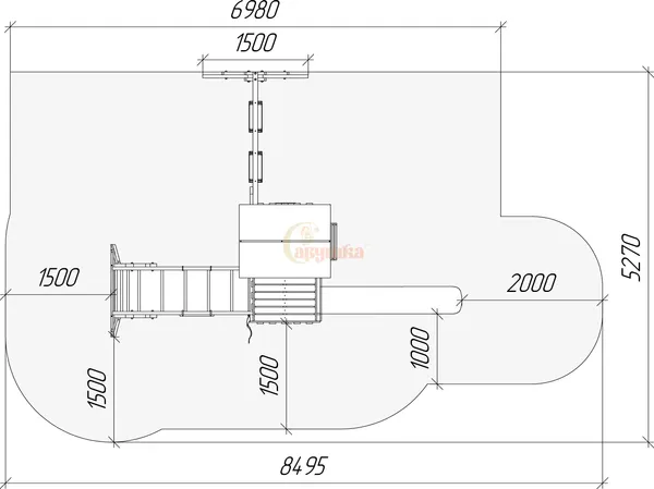 Игровой комплекс Савушка TooSun-4 Plus / СTS-04p