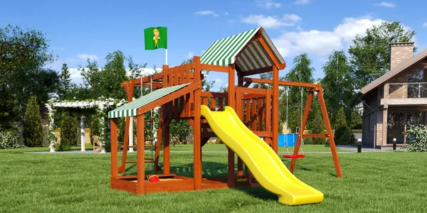Игровой комплекс Савушка TooSun-4 Plus с песочницей / СTS-04p(П) - фото