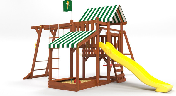 Игровой комплекс Савушка TooSun-4 Plus с песочницей / СTS-04p(П)