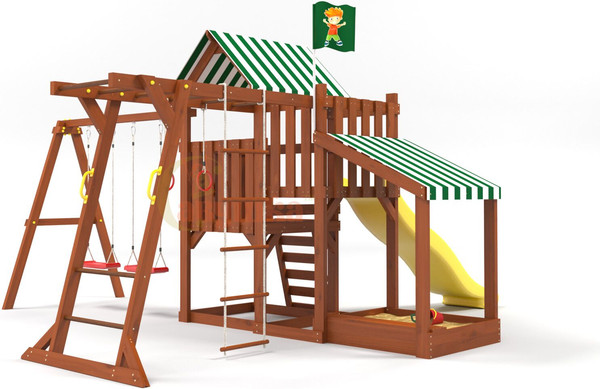 Игровой комплекс Савушка TooSun-4 Plus с песочницей / СTS-04p(П)