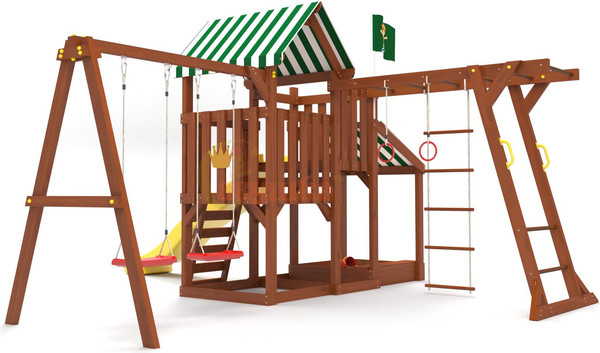 Игровой комплекс Савушка TooSun-4 Plus с песочницей / СTS-04p(П)