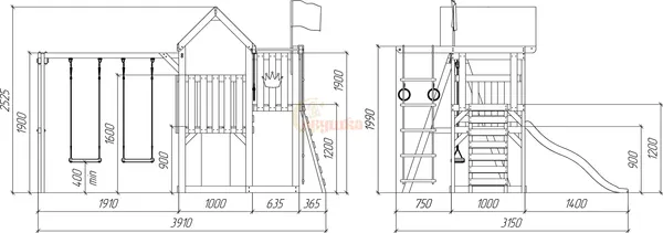 Игровой комплекс Савушка TooSun-3 / СTS-03