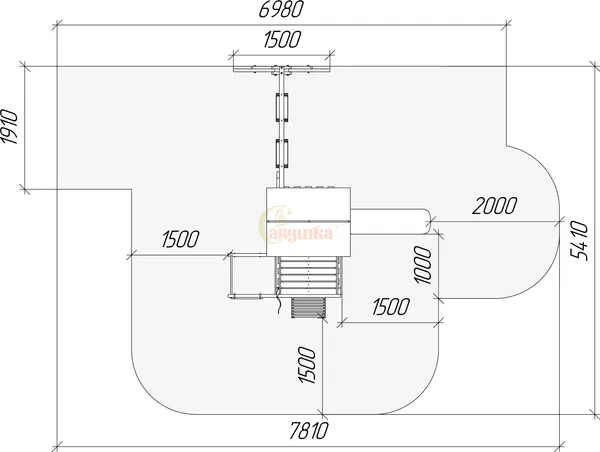 Игровой комплекс Савушка TooSun-3 / СTS-03