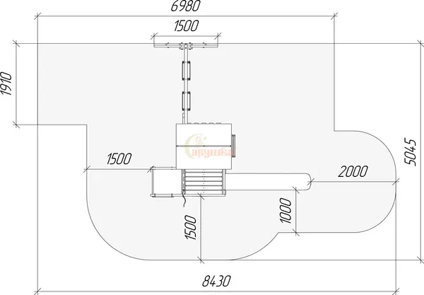 Игровой комплекс Савушка TooSun-3 Plus / СTS-03p