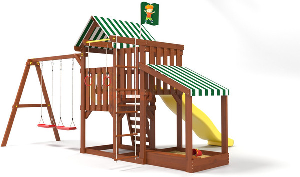 Игровой комплекс Савушка TooSun-3 plus с песочницей / СTS-03p(П)