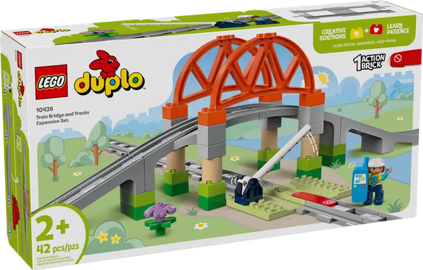 Конструктор Lego Duplo Железнодорожный мост и пути / 10426 - фото