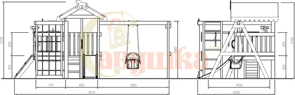 Игровой комплекс Савушка Baby Play-11 / СБП-11-PRI