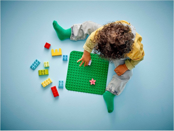 Элемент конструктора Lego Duplo Зеленая строительная пластина / 10460