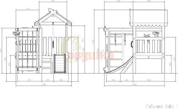 Игровой комплекс Савушка Baby Play-01 / СБП-01-PRI