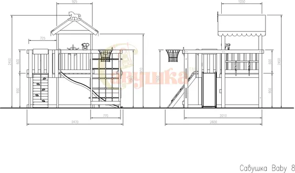 Игровой комплекс Савушка Baby Play-8 / СБП-08
