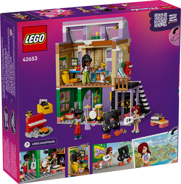 Конструктор Lego Friends Музыкальный магазин и квартира / 42653