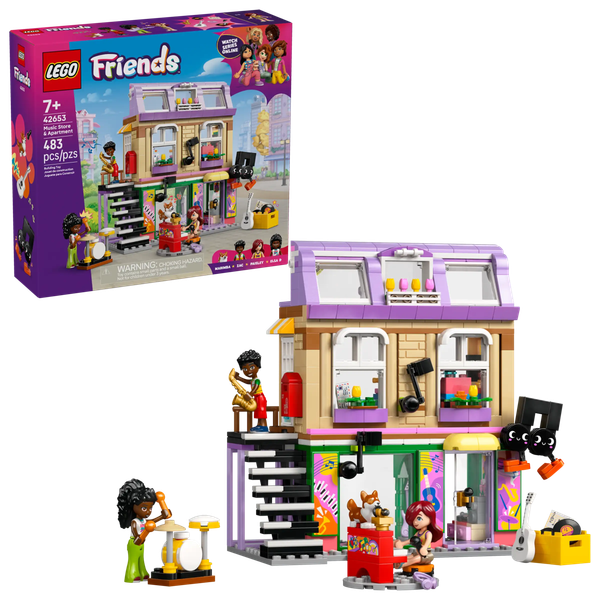 Конструктор Lego Friends Музыкальный магазин и квартира / 42653