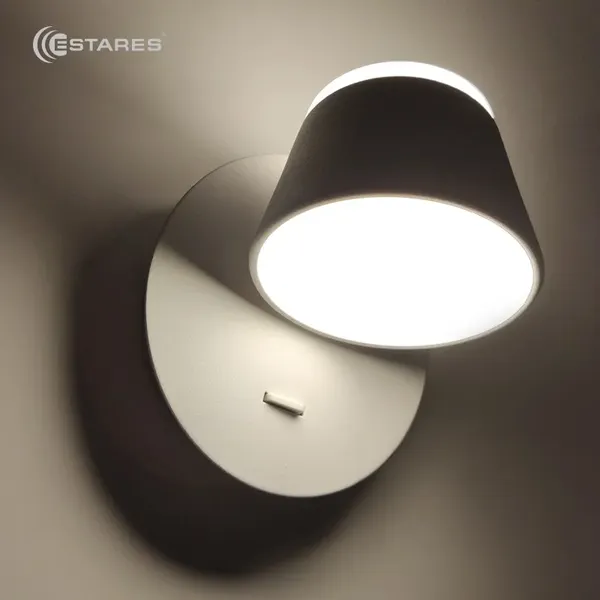 Бра Estares Abazur 12W R-130-WHITE/WHITE-220-IP40 - фото