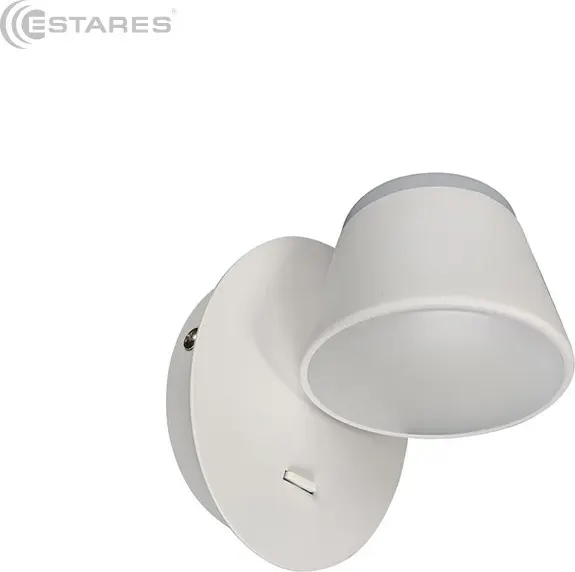 Бра Estares Abazur 12W R-130-WHITE/WHITE-220-IP40