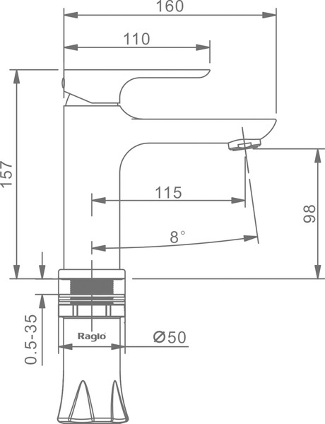 Смеситель Raglo R03.10