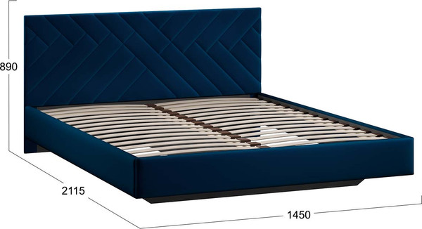 Полуторная кровать ТриЯ Кевия Тип 1 140x200