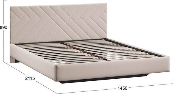 Полуторная кровать ТриЯ Кевия Тип 1 140x200