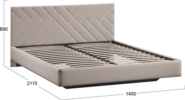 Полуторная кровать ТриЯ Кевия Тип 1 140x200