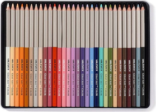 Набор цветных карандашей Малевичъ GrafArt Pro. Портрет / 194906