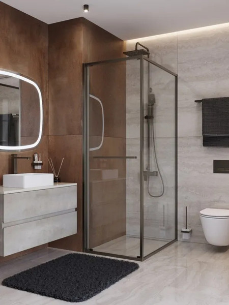 Душевой уголок Cezares LUX-A-FS-1-100-C-GM