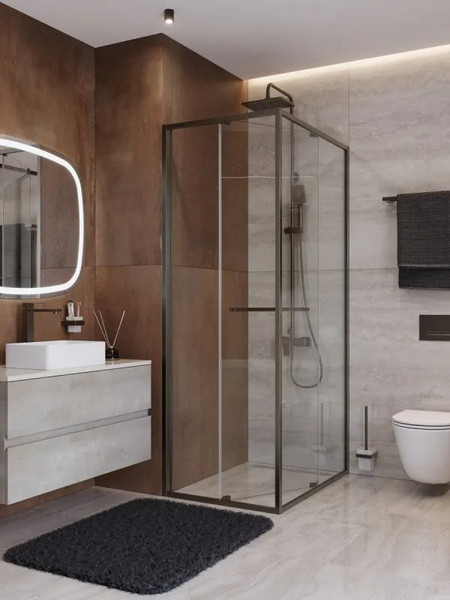 Душевой уголок Cezares LUX-A-FS-1-80-C-GM