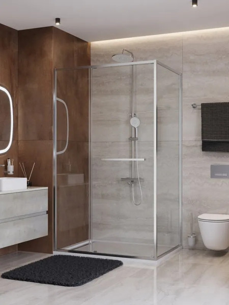 Душевой уголок Cezares LUX-A-FS-11-100-C-CR - фото