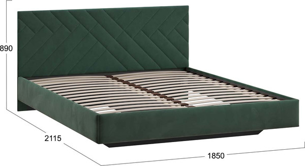 Двуспальная кровать ТриЯ Кевия Тип 1 180x200