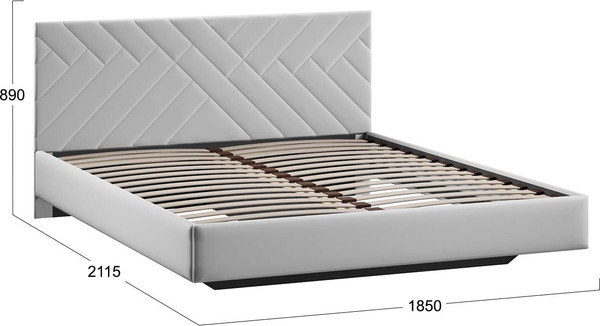 Двуспальная кровать ТриЯ Кевия Тип 1 180x200