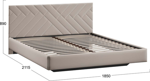 Двуспальная кровать ТриЯ Кевия Тип 1 180x200