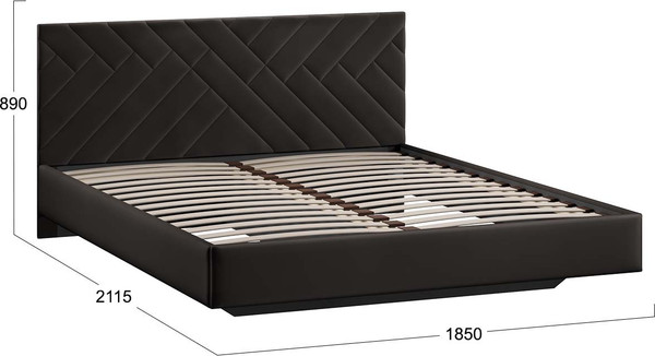 Двуспальная кровать ТриЯ Кевия Тип 1 180x200