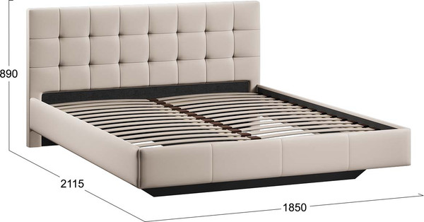 Двуспальная кровать ТриЯ Эмма Тип 1 180x200