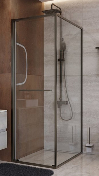 Душевой уголок Cezares LUX-AH-FS-1-70/80-C-GM - фото