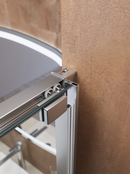 Душевой уголок Cezares LUX-AH-FS-1-90/80-C-CR