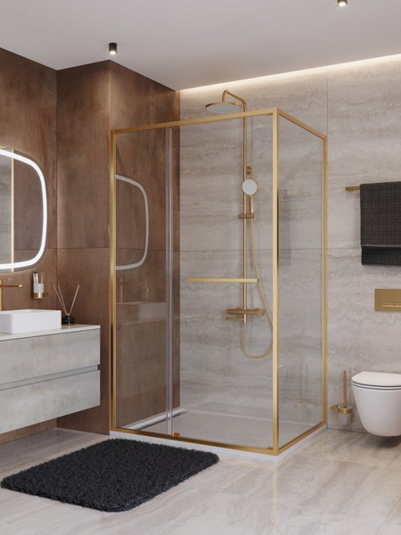 Душевой уголок Cezares LUX-AH-FS-11-120/90-C-BORO - фото