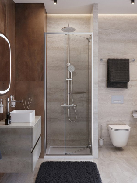 Душевая дверь Cezares LUX-B-FS-1-100-C-CR