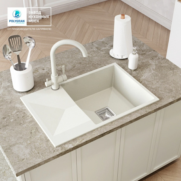 Мойка кухонная Polygran Blade 760