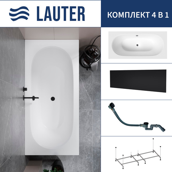 Ванна акриловая Lauter Ava 150 / 21208050 - фото