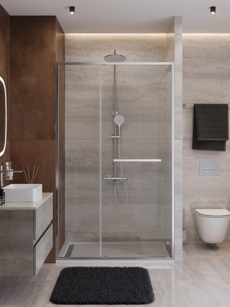 Душевая дверь Cezares LUX-B-FS-11-140-C-CR - фото