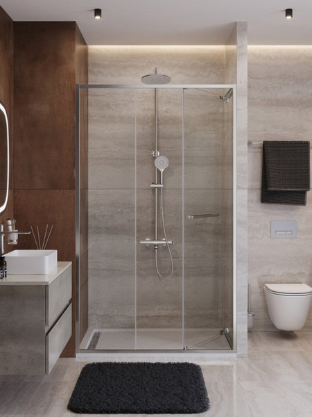 Душевая дверь Cezares LUX-B-FS-11-140-C-CR