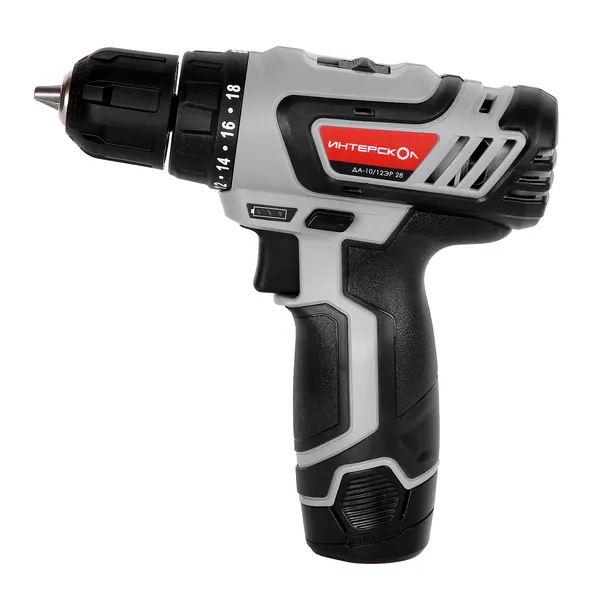 Аккумуляторная дрель-шуруповерт Интерскол ДА-10/12ЭР