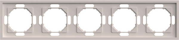 Рамка для выключателей и розеток Stekker Эмили PFR00-5005-08 / 49914 - фото