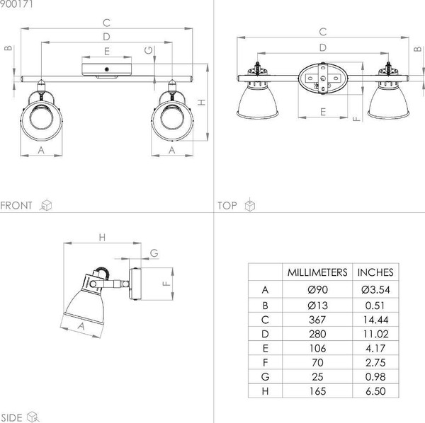 Спот Eglo Seras 900171