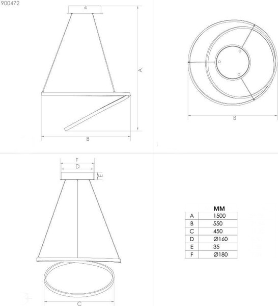 Потолочный светильник Eglo Ruotale 900472