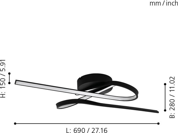 Потолочный светильник Eglo Selvina 1 / 99323