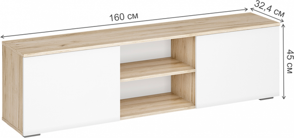Тумба Woodville ТВ Алетра ТБ01-1600 