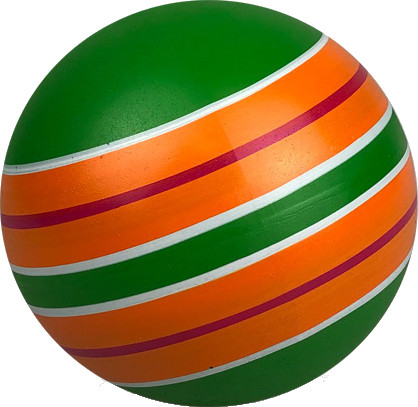 Мяч детский Чебоксарский Завод Полосатики / Р3-125/По - фото