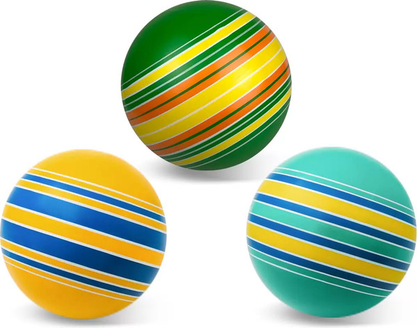 Мяч детский Чебоксарский Завод Полосатики / Р3-150/По