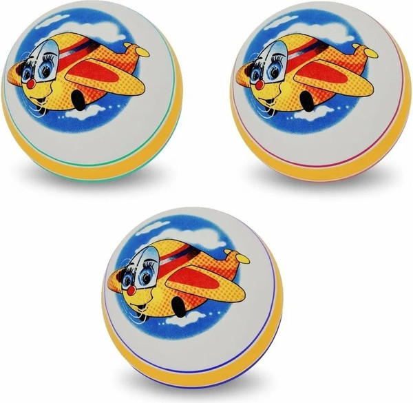 Мяч детский Чебоксарский Завод Самолетик / Р1-125/4